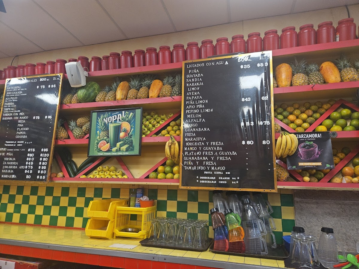 Jugos Canada Menu - Image 1
